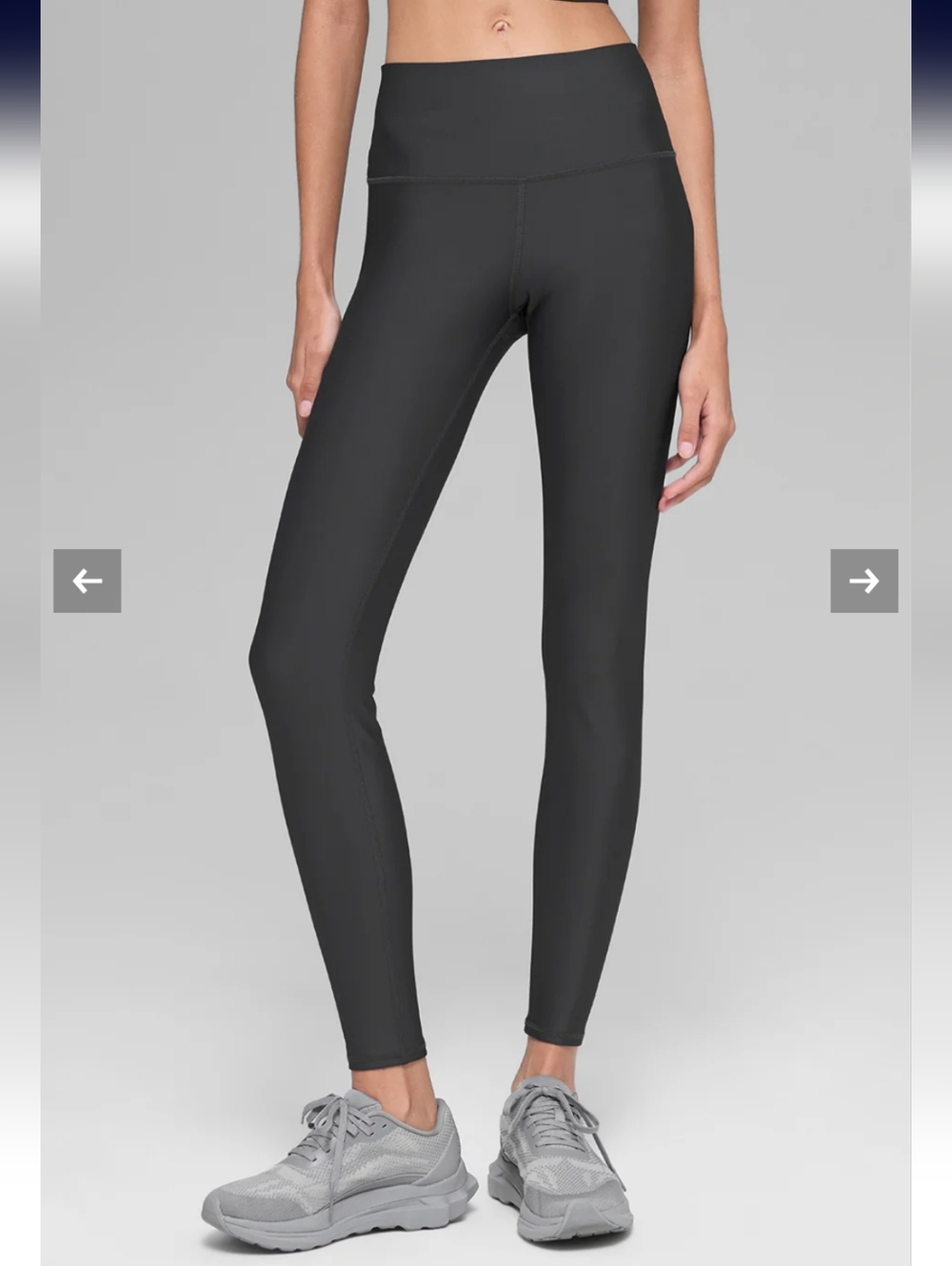 ALO 7/8 High-Waist Airlift Legging Anthracite Size M